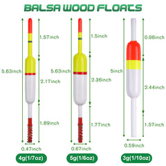 Durable fir wood slip bobber with finish