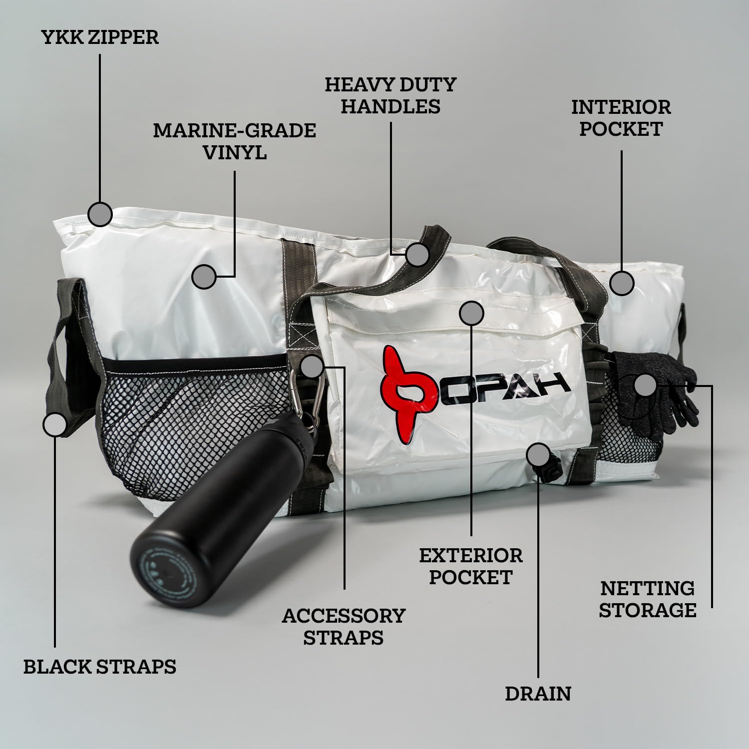 Opah Gear Fathom 3 drain plug makes cleanup simple on deck