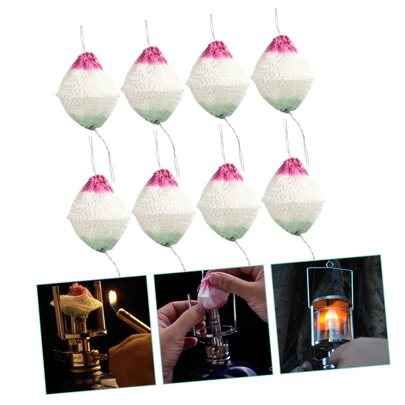 Operitacx outdoor-use mantles enable bright light on camping or hikes.