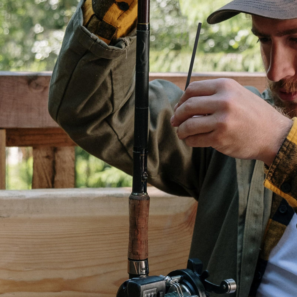 Rod restoration with Operitacx materials for longer-lasting gear