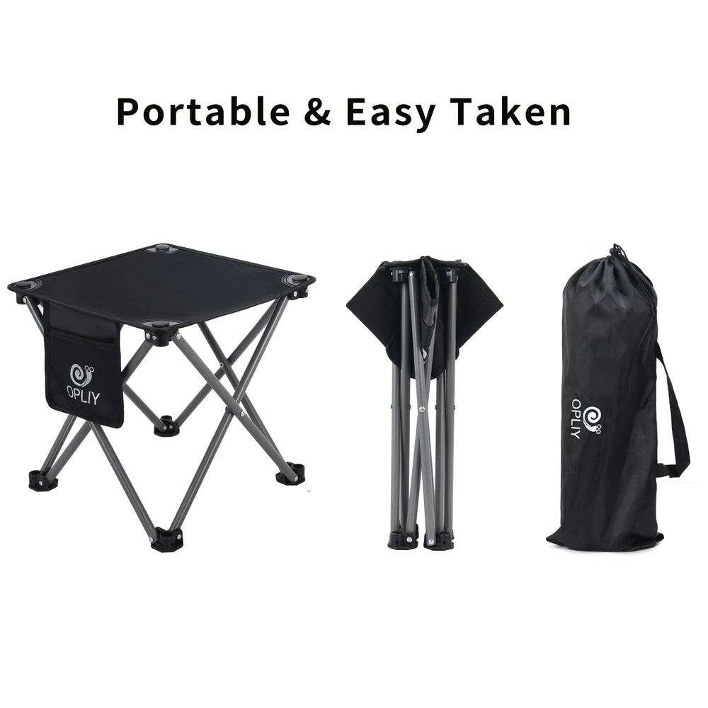 Opliy camping stool 2-pack four-leg design offers stable seating on sand