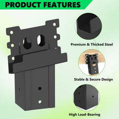 Opmeiro deer stand bracket installation demonstrates fast elevated mounting