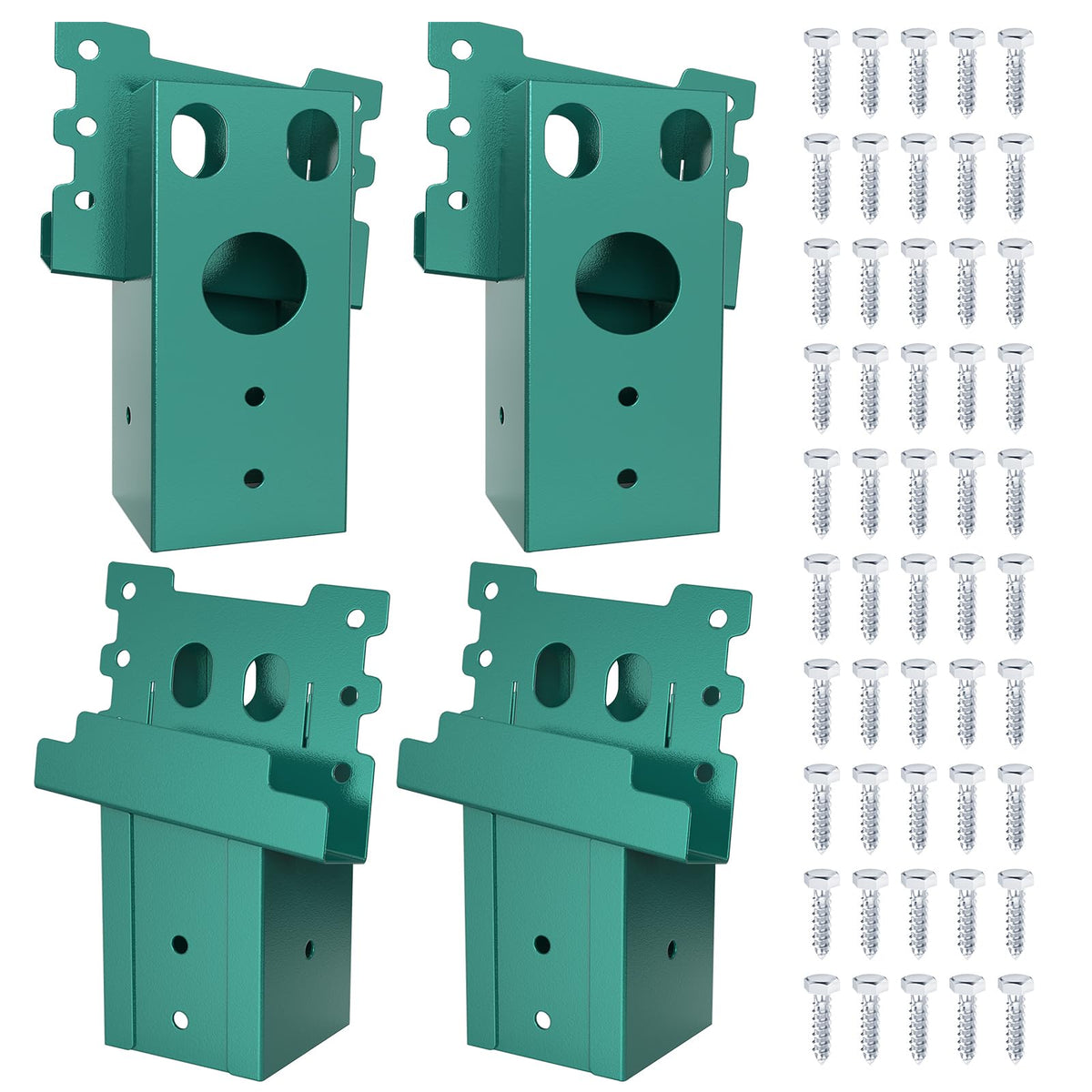 Opmeiro elevator bracket closeup highlights rugged 4x4 post support for outdoor projects