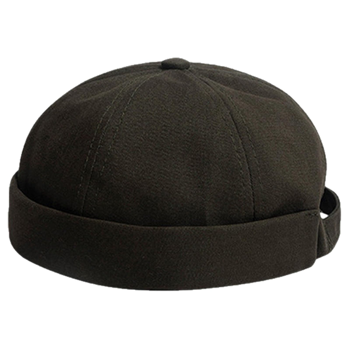 Opreng adjustable unisex hip-hop docker hat Army Green front view