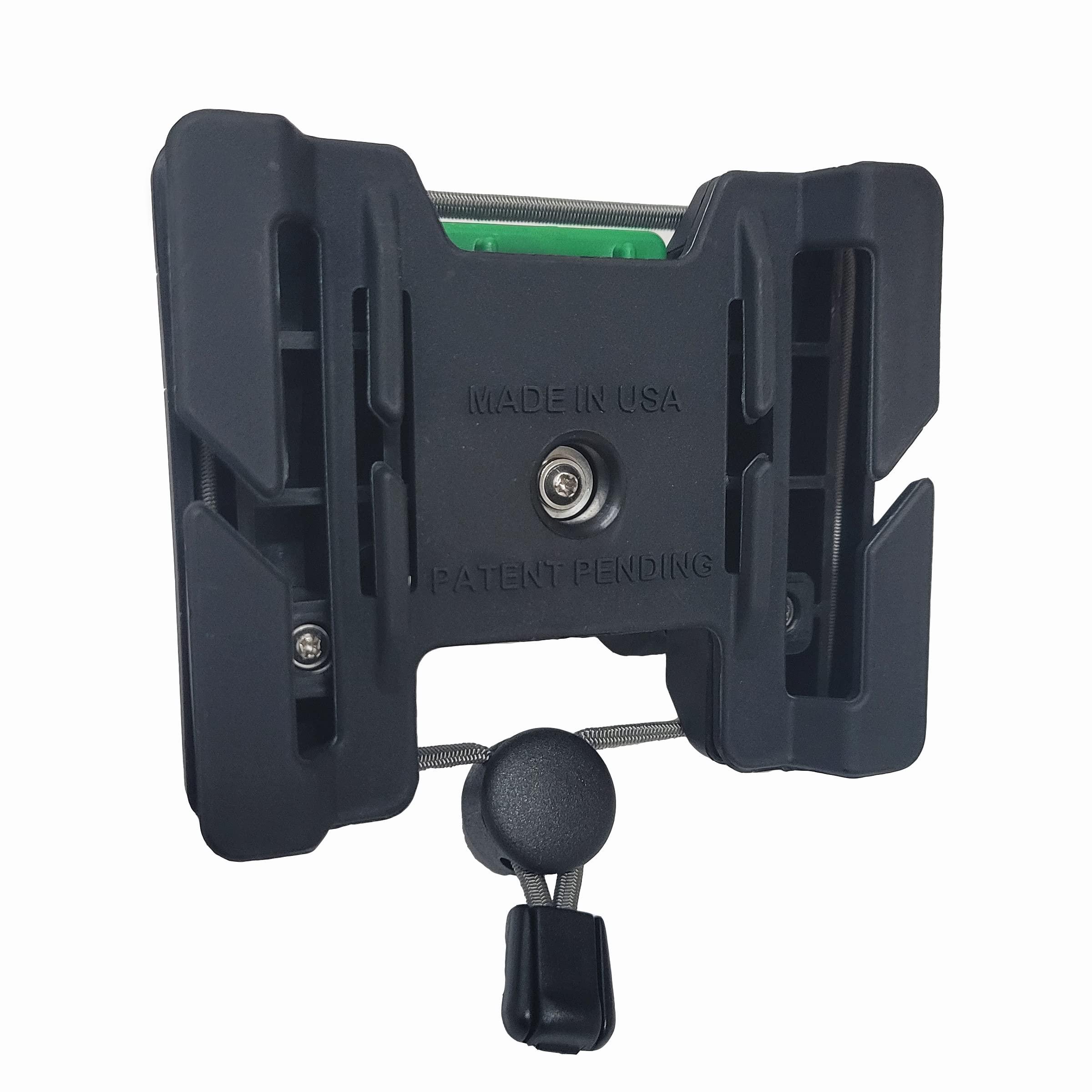 O'Pros elastic-cord-support keeping a rod secure during movement.