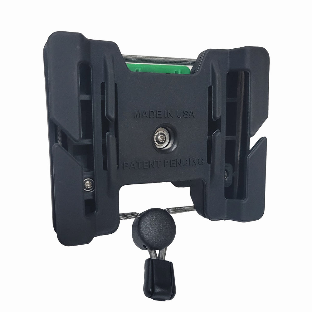 O'Pros elastic-cord-support keeping a rod secure during movement.