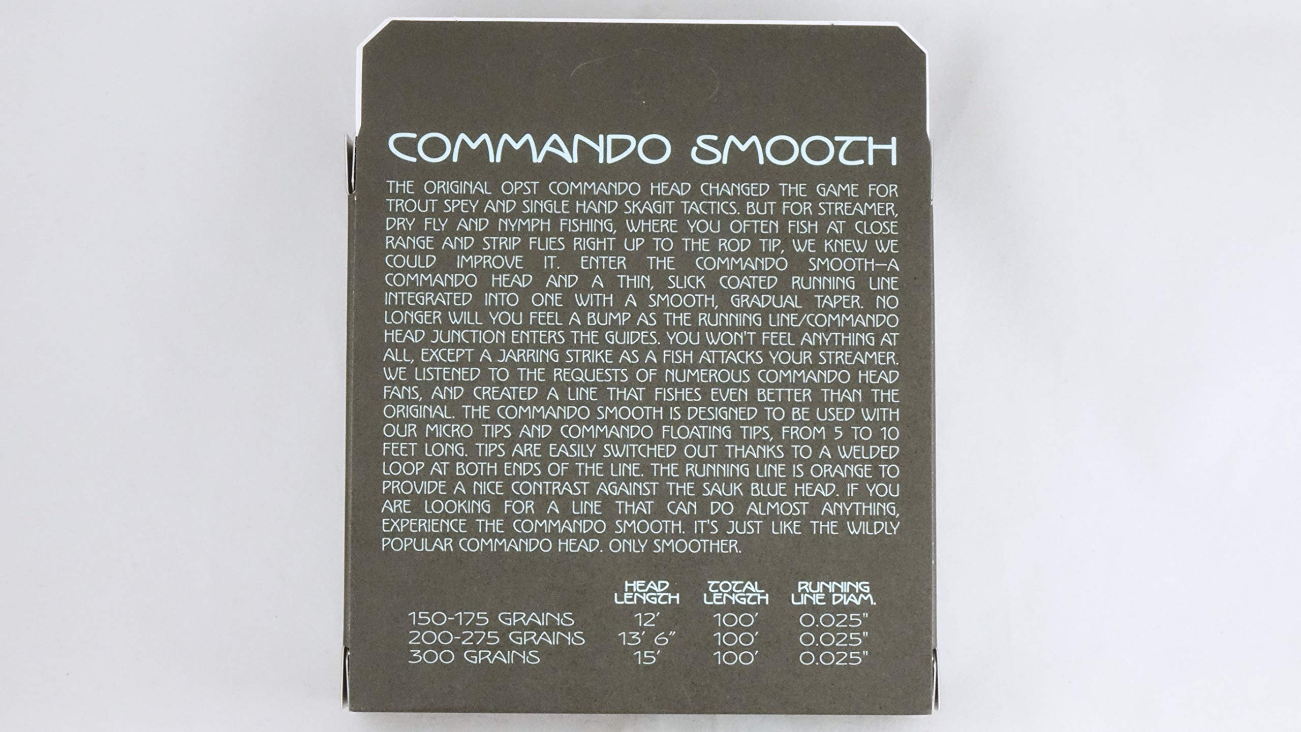 OPST Commando Smooth with Micro Tips ready for close-range streamer fishing.