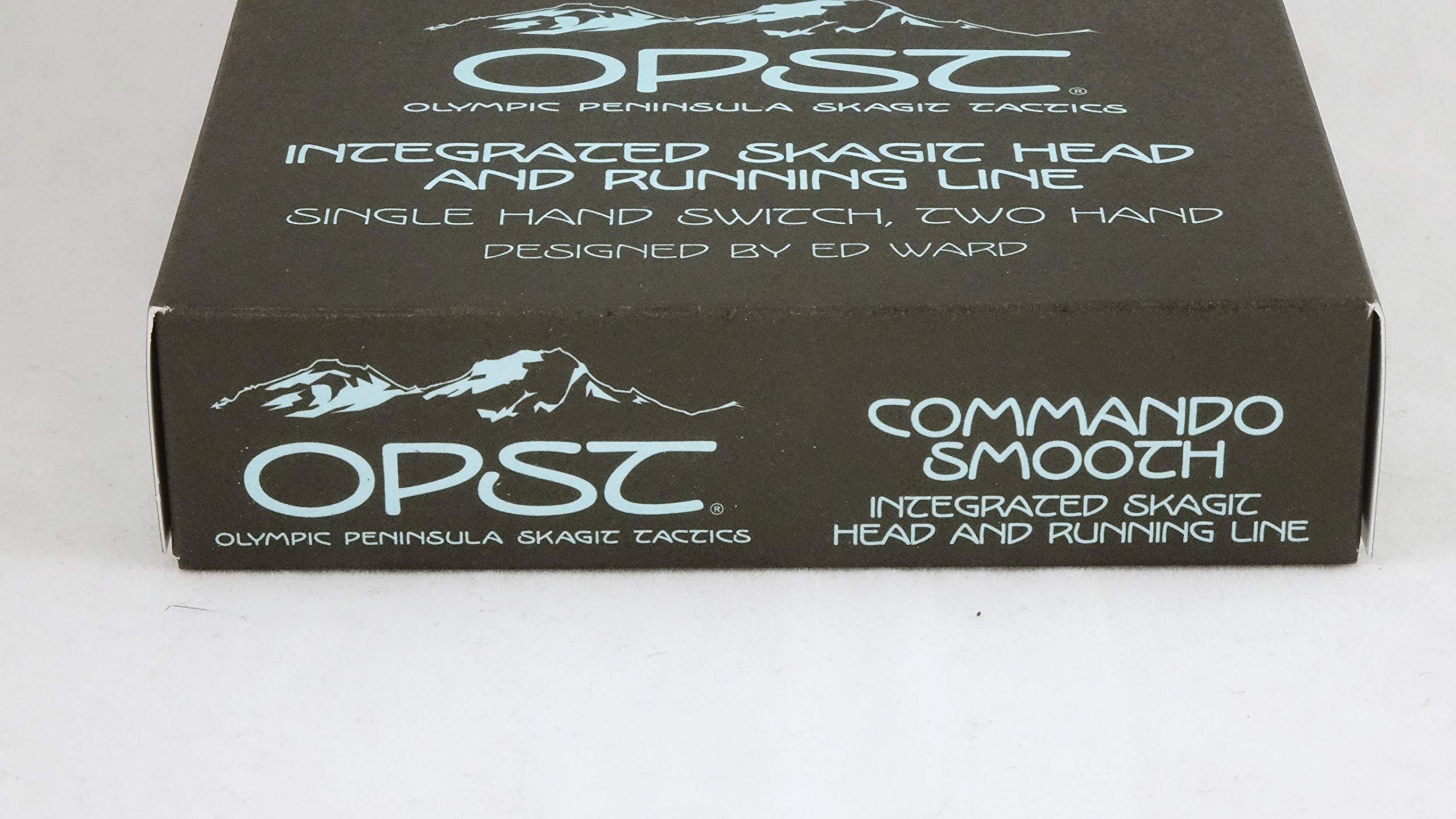 OPST Commando Smooth orange running line contrasts with Sauk Blue head for visibility.