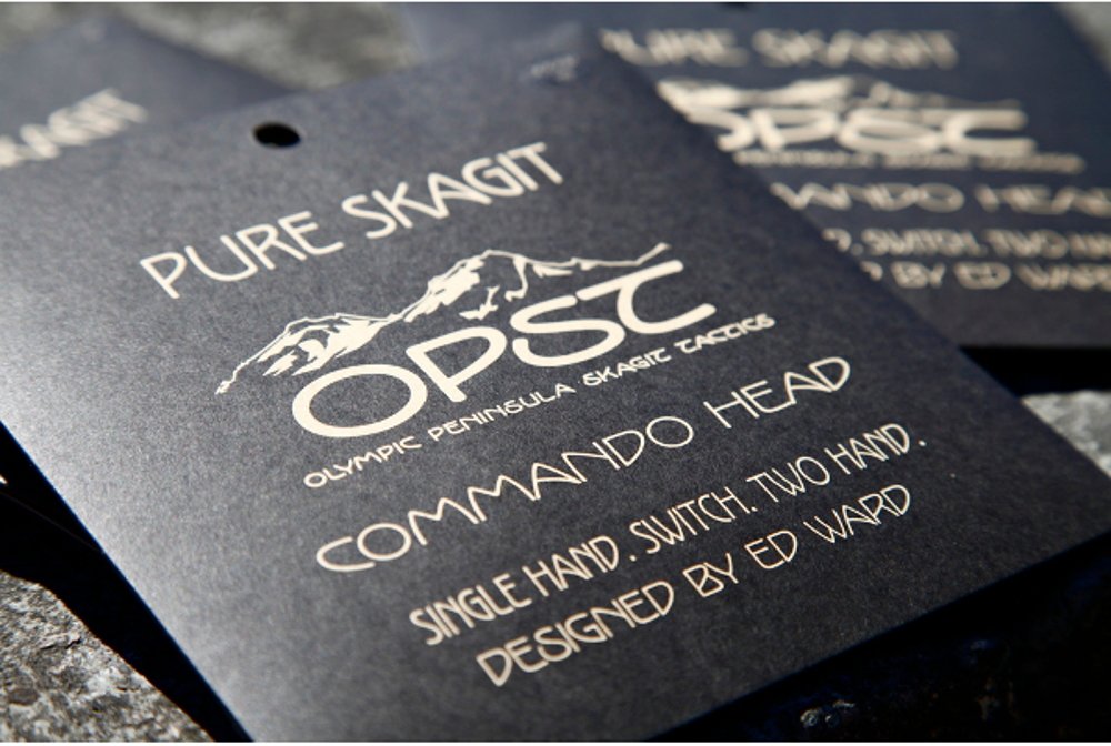 OPST Pure Skagit Commando Head front view highlights compact design for precise, easy casts.