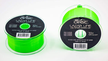 OPST Lazar Line pink in casting action for smooth performance