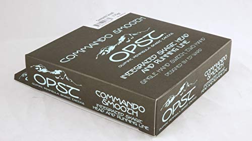 OPST Smooth Commando head with orange running line enables versatile streamer, dry fly, and nymph fishing.