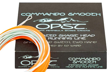 OPST Smooth Integrated Commando Head demonstrates precise trout presentations with smooth taper.