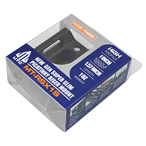 UTG 3-slot Picatinny short riser mount for optics
