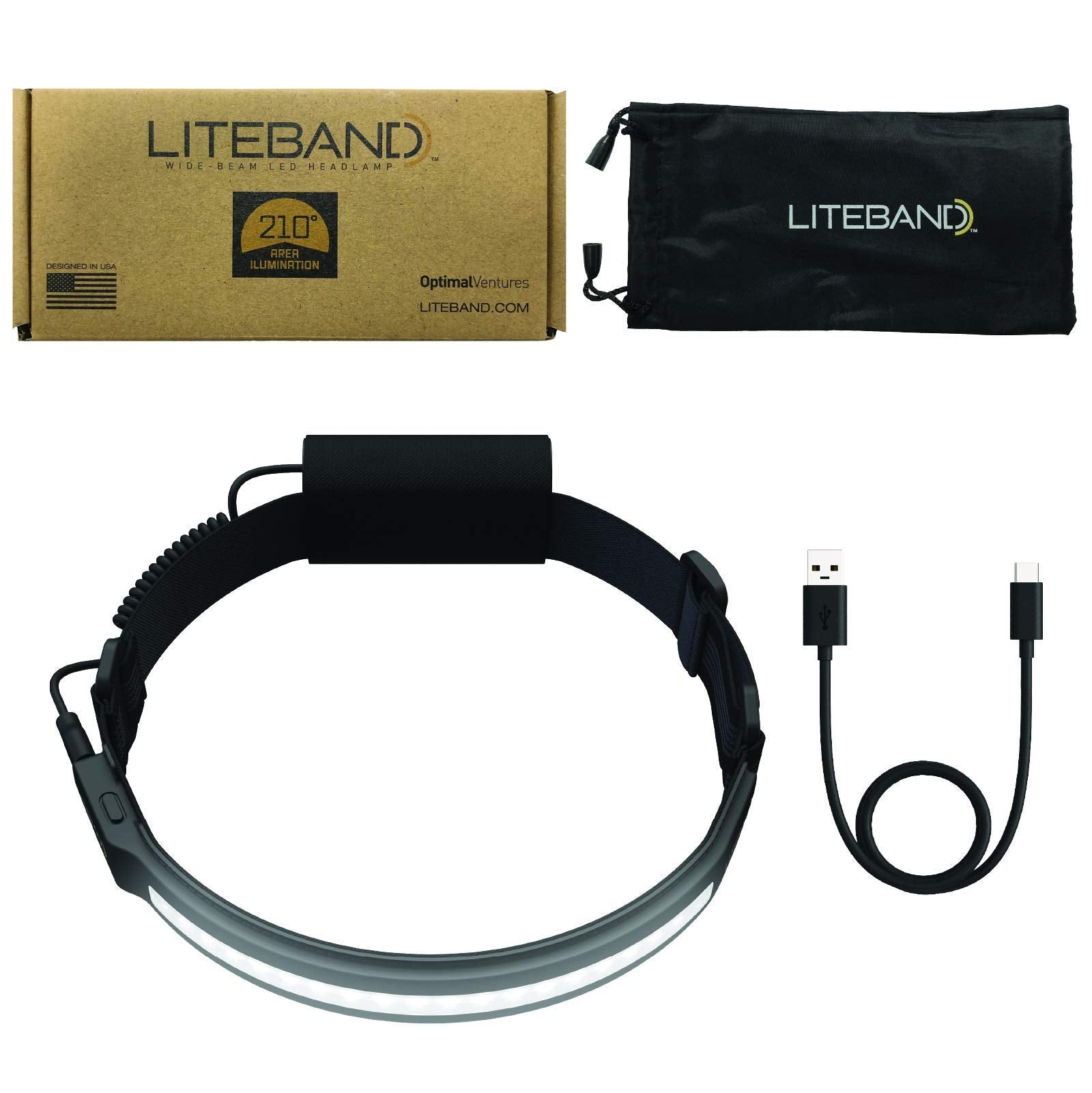 OPTIMAL VENTURES Liteband ACTIV 520 lightweight at 4.9 ounces for extended wear.