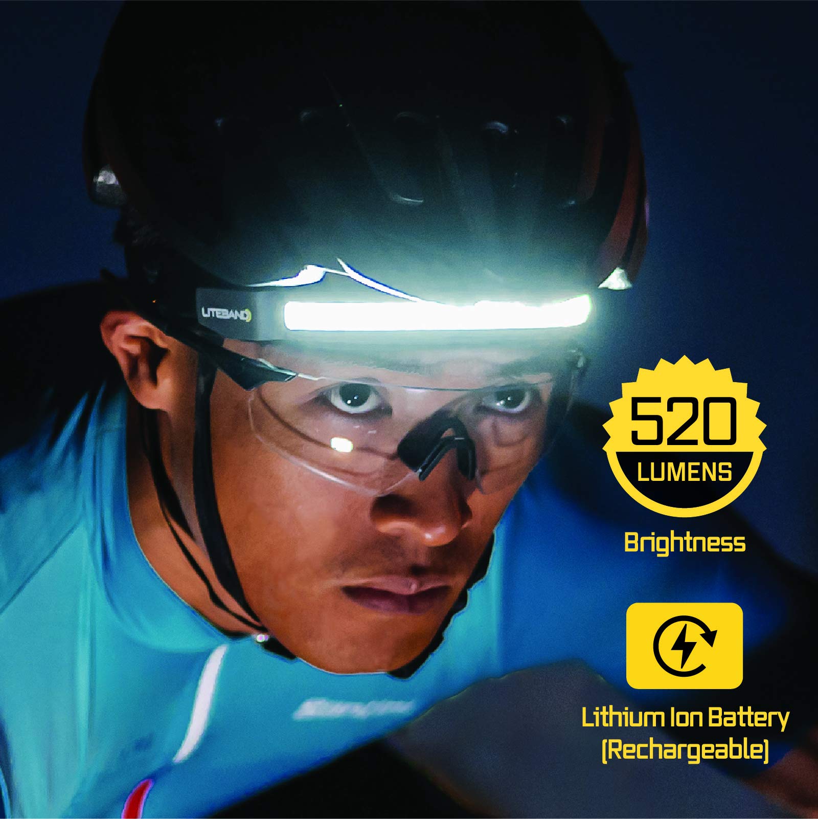 OPTIMAL VENTURES Liteband ACTIV 520 side view, comfortable profile for all-day wear.