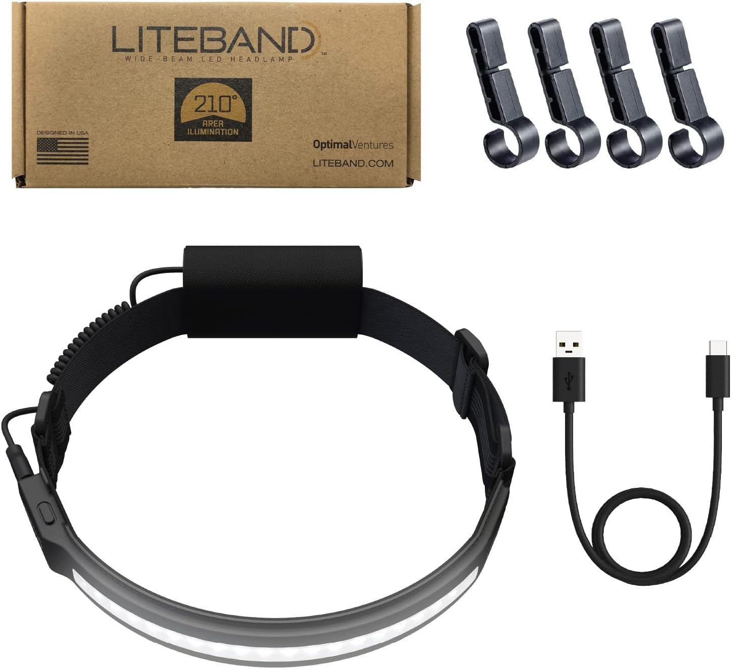 OPTIMAL VENTURES Liteband Pro designed in Arlington Heights with 2-year warranty