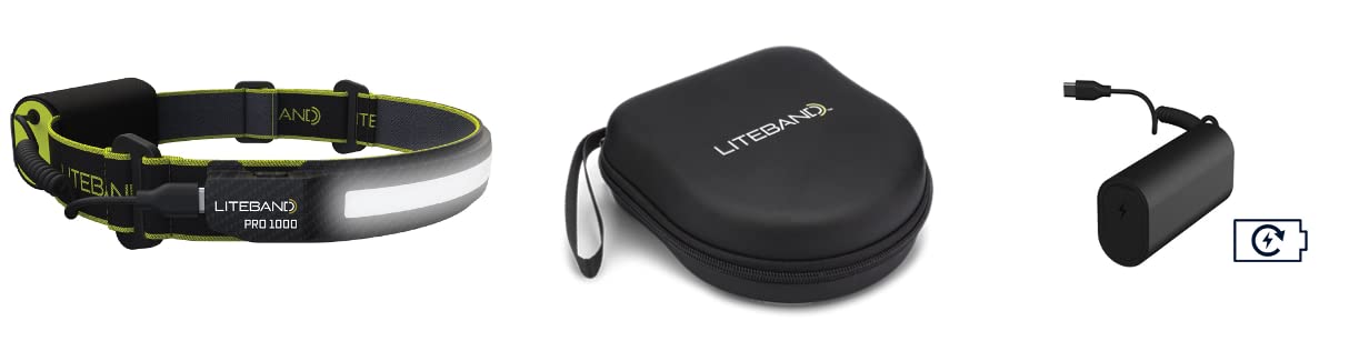 OPTIMAL VENTURES Liteband PRO USB-C rechargeable power for extended sessions.