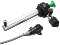 Optimus Polaris Optifuel stove showing Flipstop pump assembly clearing fuel for safety.