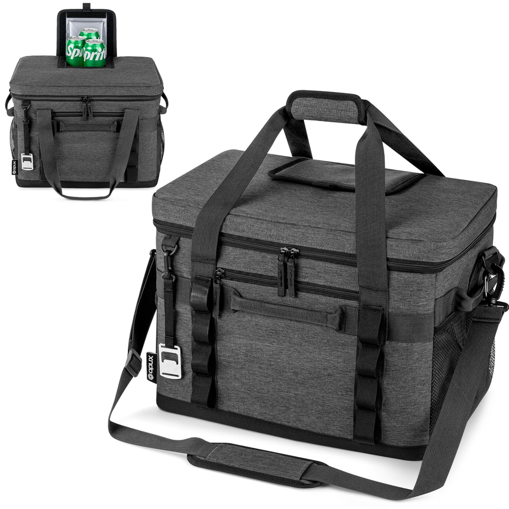 OPUX durable 600D polyester exterior protects contents on trips.