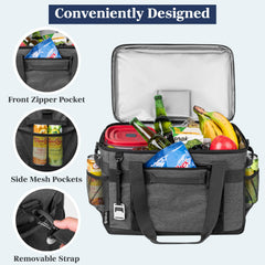 OPUX Cooler Bag interior is leakproof for mess-free transport