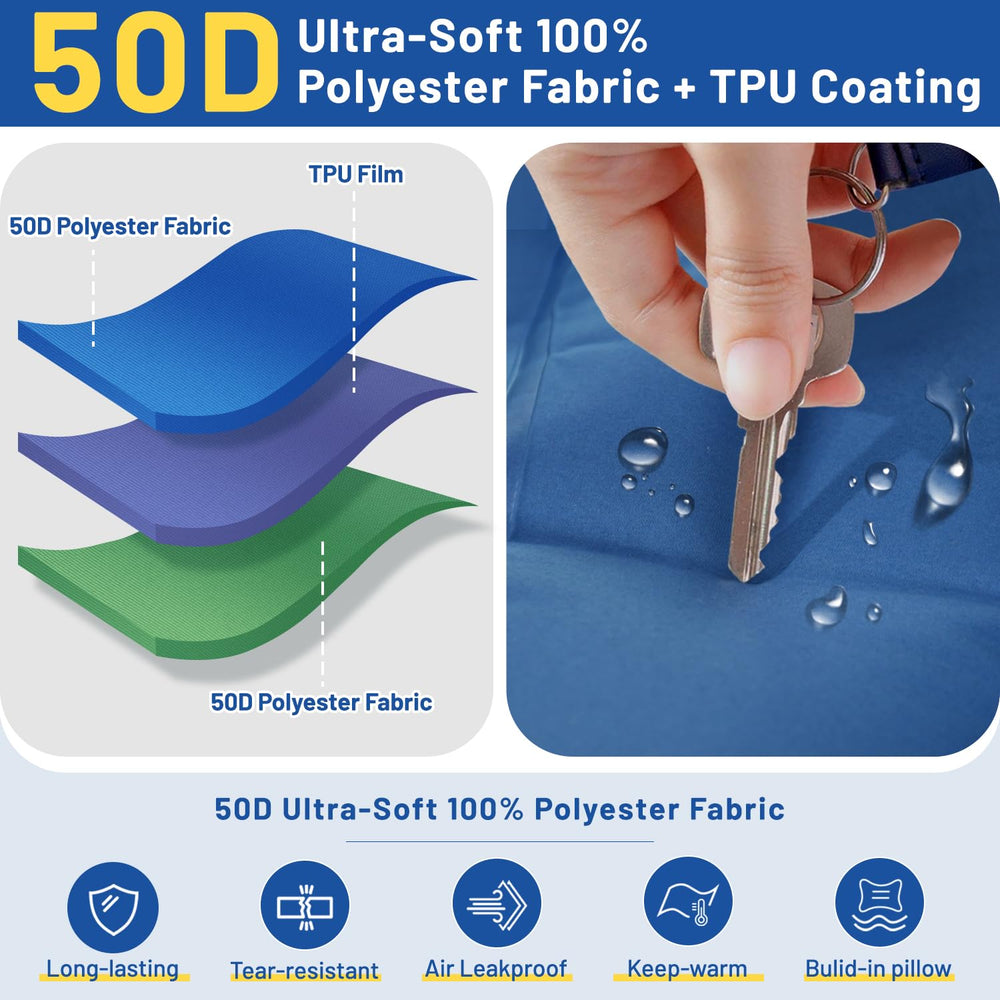 Oramoose 50D polyester with TPU coating resists tears and punctures.