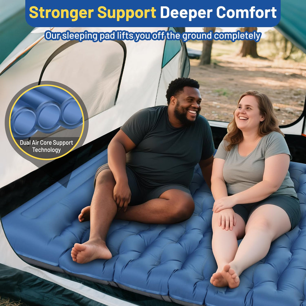 Oramoose double sleeping pad tear puncture resistance with TPU coating and polyester fabric