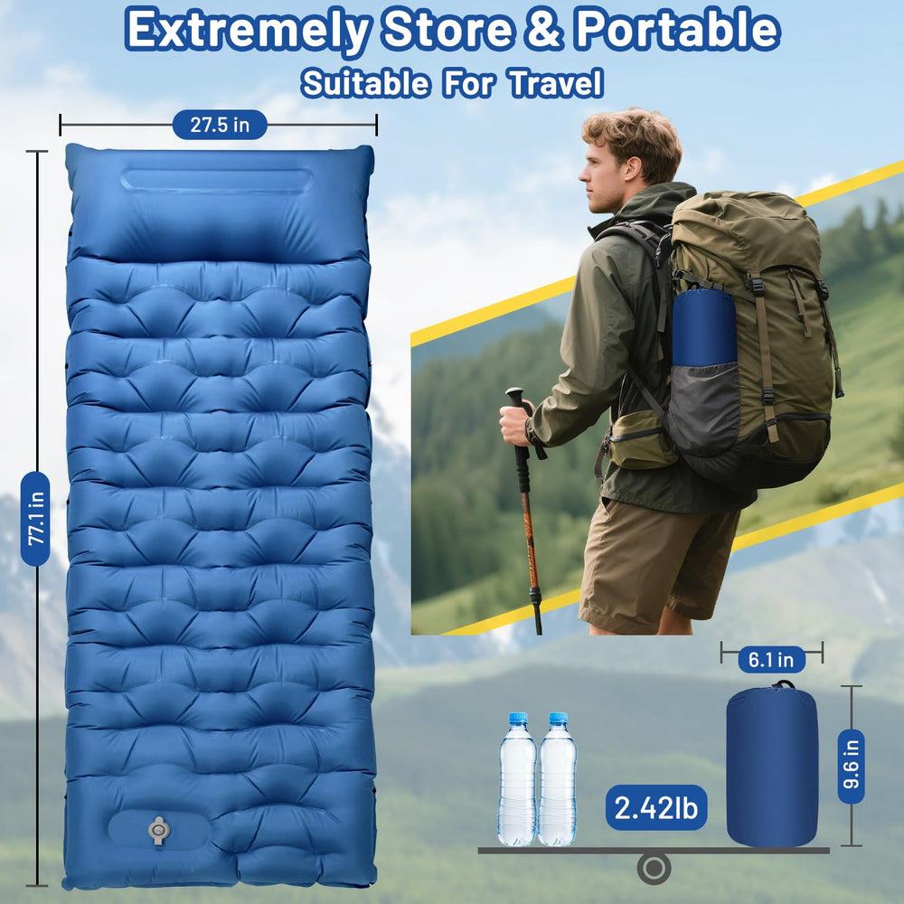 Oramoose extra-thick 6-inch pad delivers superior comfort over uneven ground.