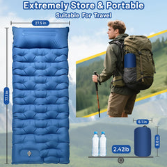 Oramoose extra-thick 6-inch pad delivers superior comfort over uneven ground.