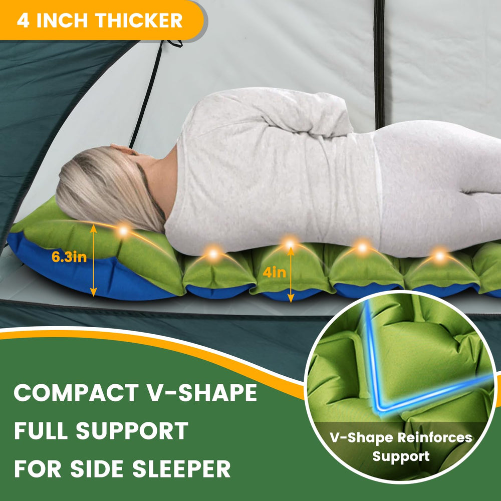 Oramoose sleeping pad 40D nylon bottom resists punctures
