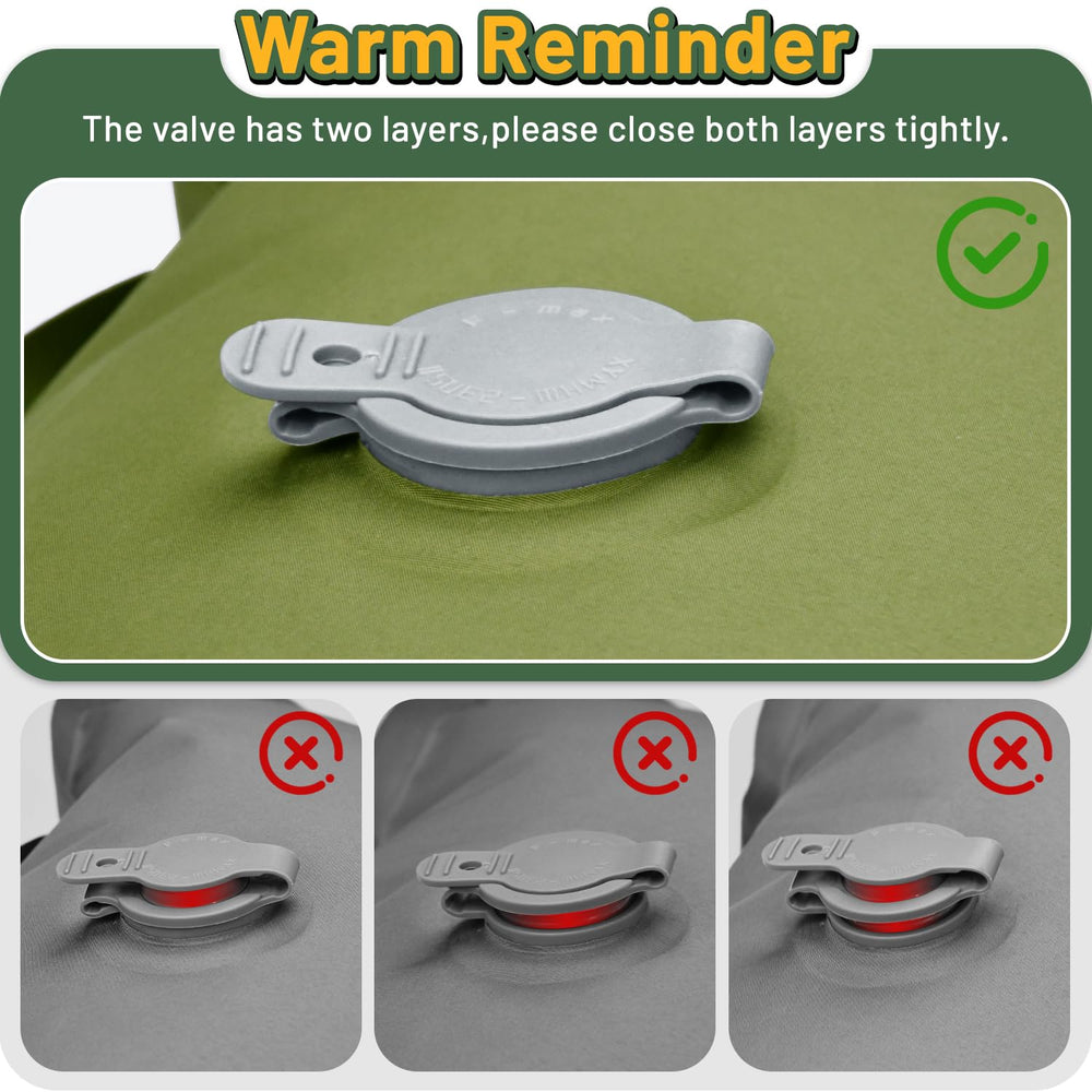 Oramoose sleeping pad folded into compact size ready for packing