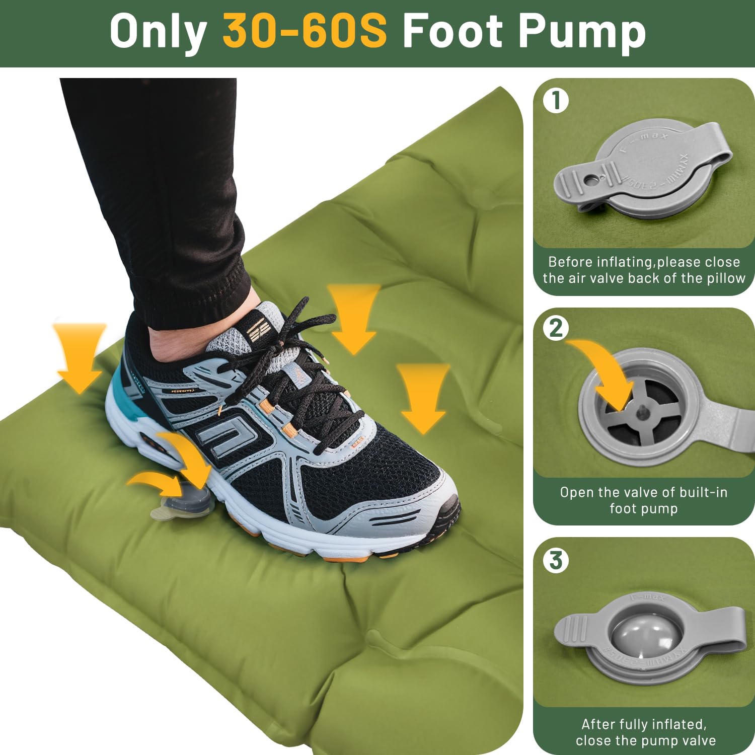 Oramoose sleeping pad connected with buckle to form a larger bed