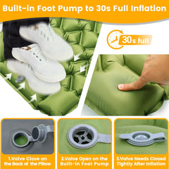 Oramoose sleeping pad showing puncture-resistant 40D nylon texture.