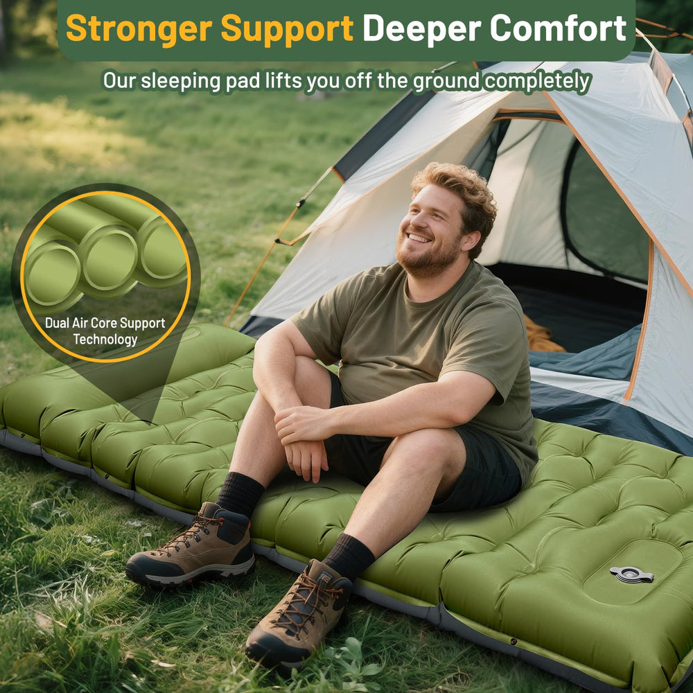 Oramoose sleeping pad featuring TPU coating for durability in rugged conditions