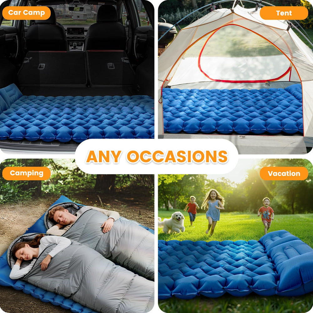Oramoose sleeping pad waterproof and puncture-resistant features for varied surfaces