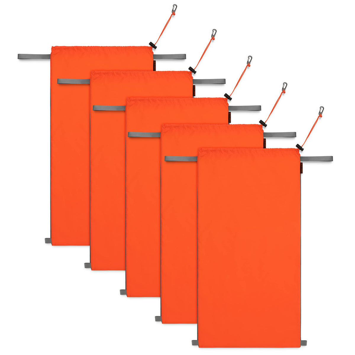 Orange Aglow Blaze game bags bone-in set in field for field meat transport with day-night visibility