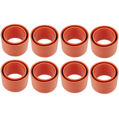 Orange rubber tube insert protector for 2-inch rod holder