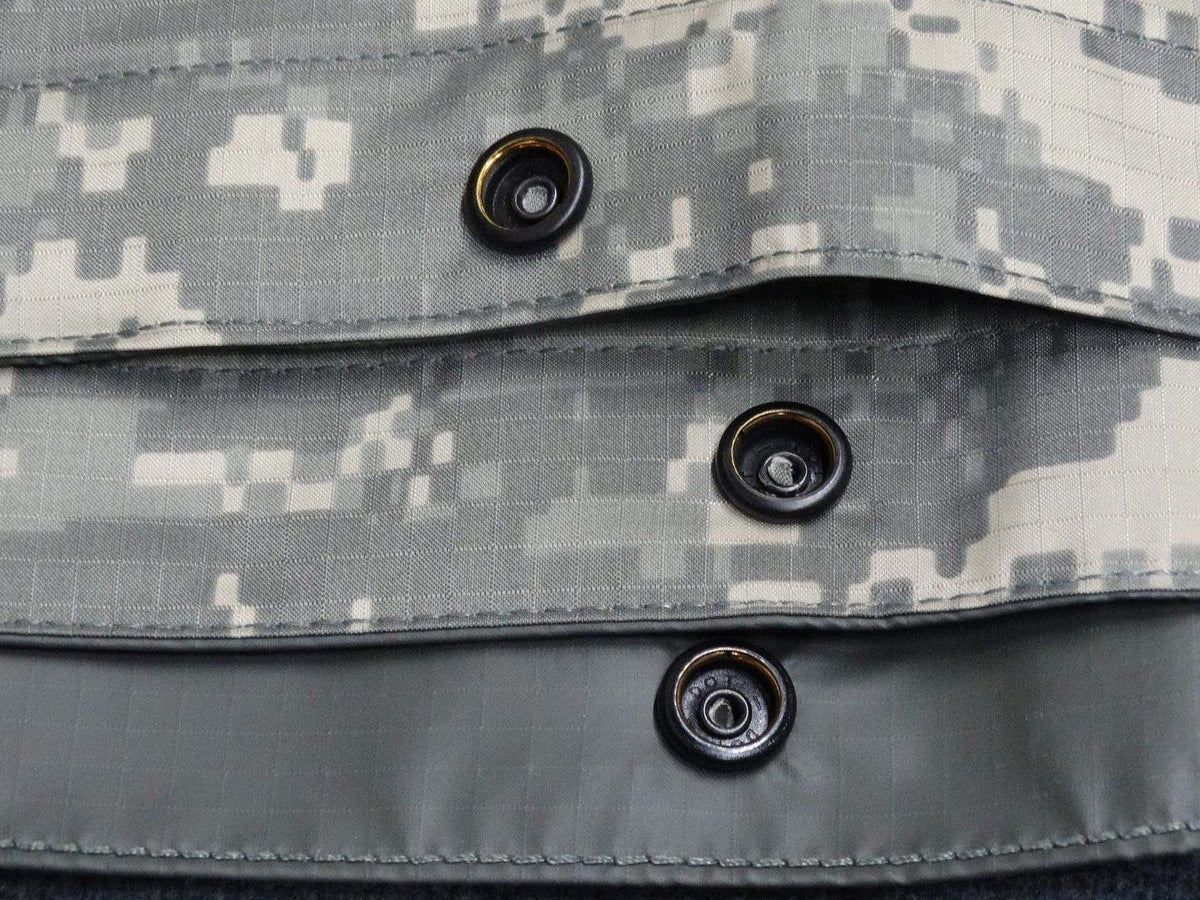 ORC USGI tarp ACU foliage sand front view, versatile shelter material for outdoor use.