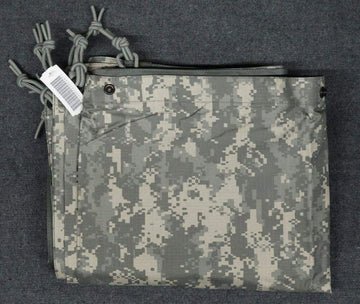 ORC USGI tarp ACU foliage sand reversible pattern, two-tone camouflage for flexibility.