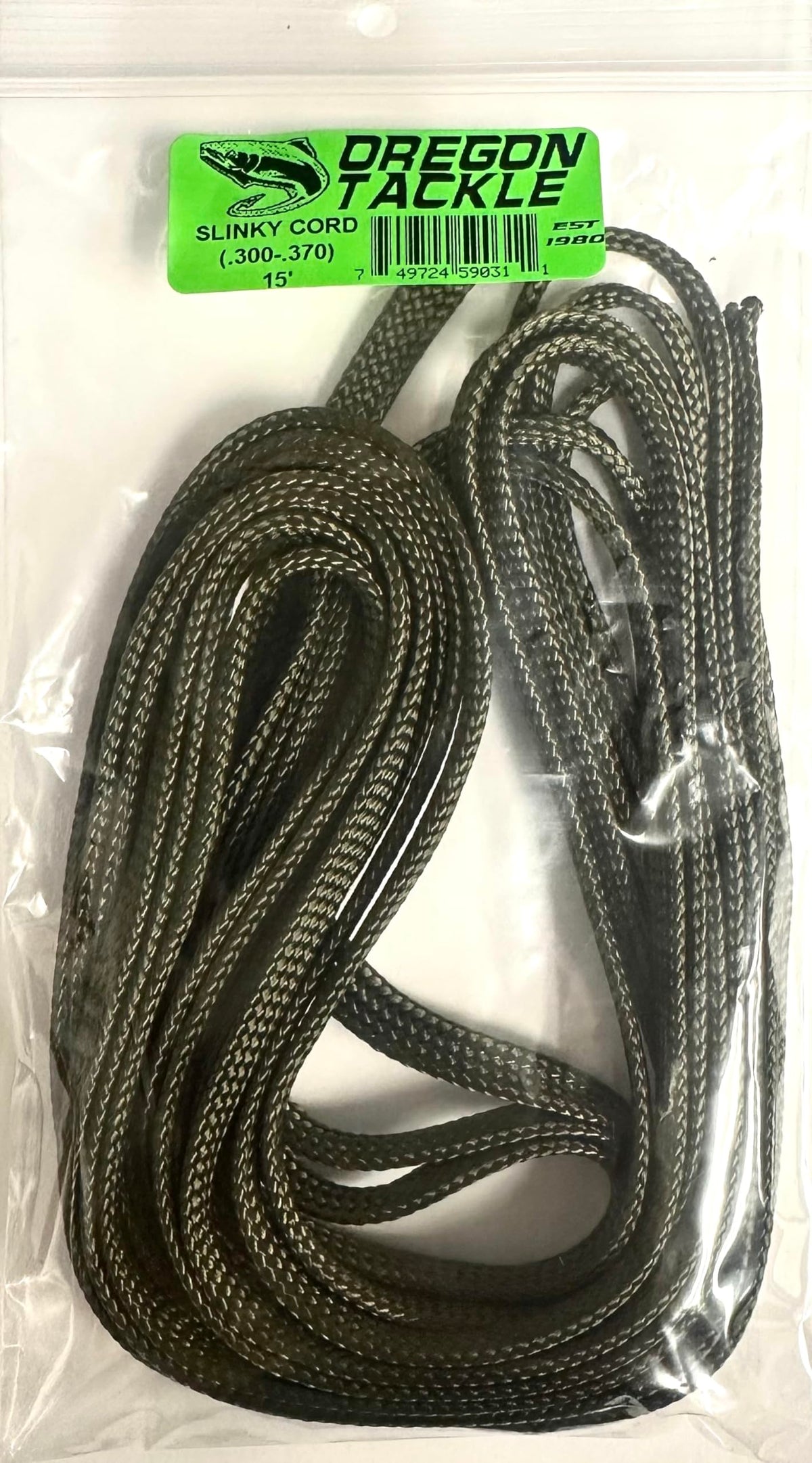 Oregon Tackle Slinky Cord Super Mag Attractant 25ft enhances lure attraction on the water