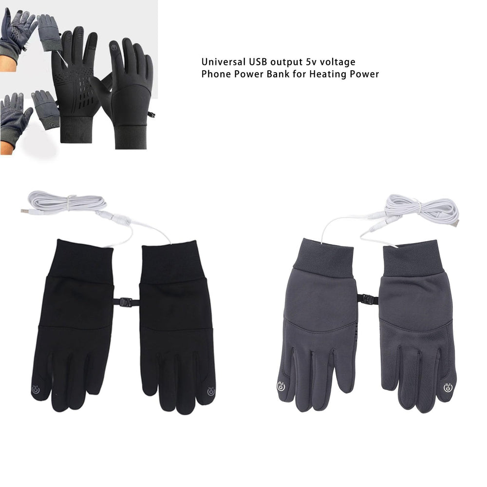 Oreilet heated gloves USB rechargeable battery for convenience.