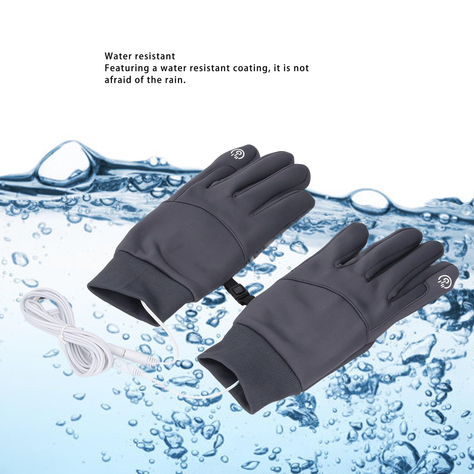 Oreilet heated gloves warm breathable lining for comfortable wear.