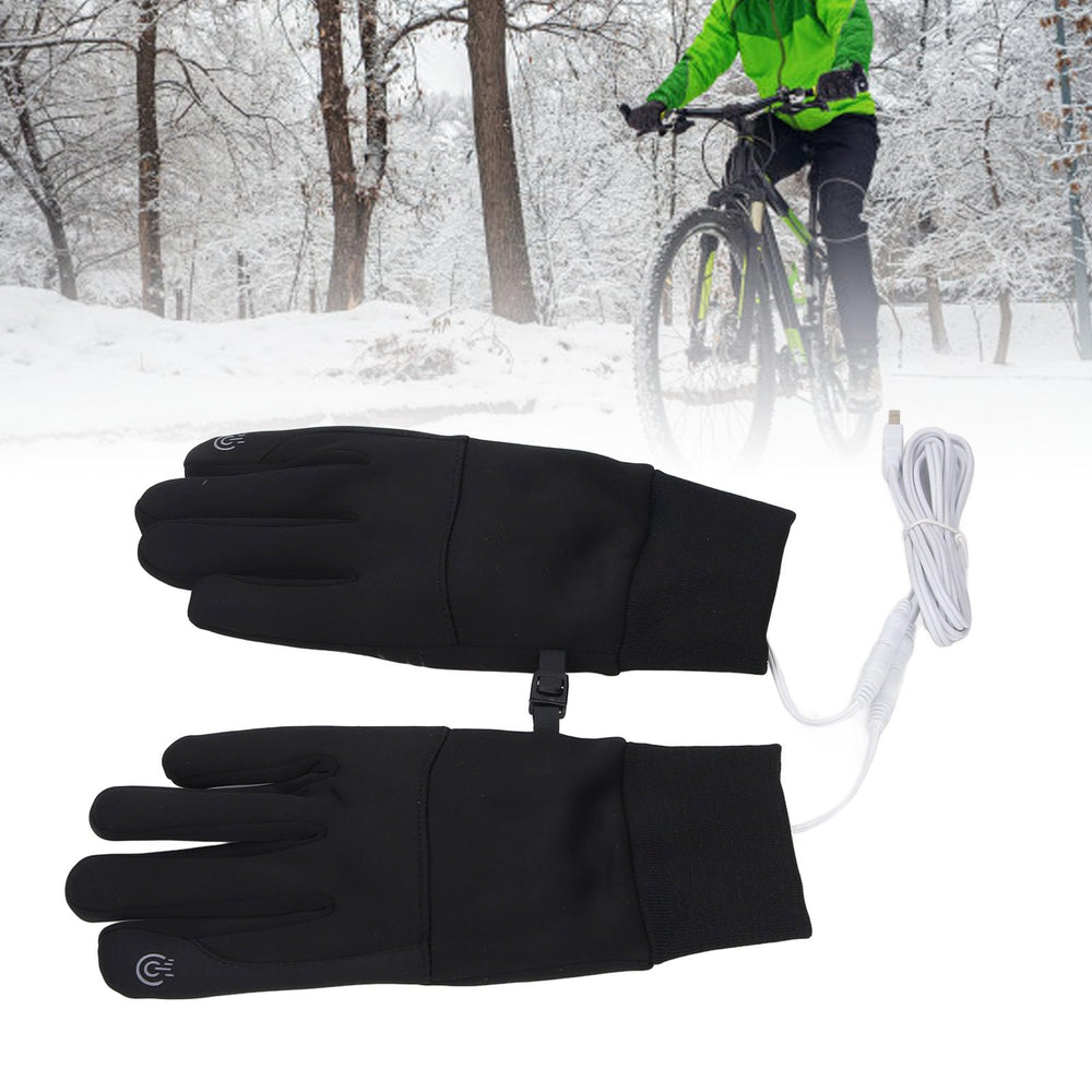 Oreilet heated gloves resist moisture with a waterproof coating for light snow