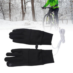 Oreilet heated gloves resist moisture with a waterproof coating for light snow