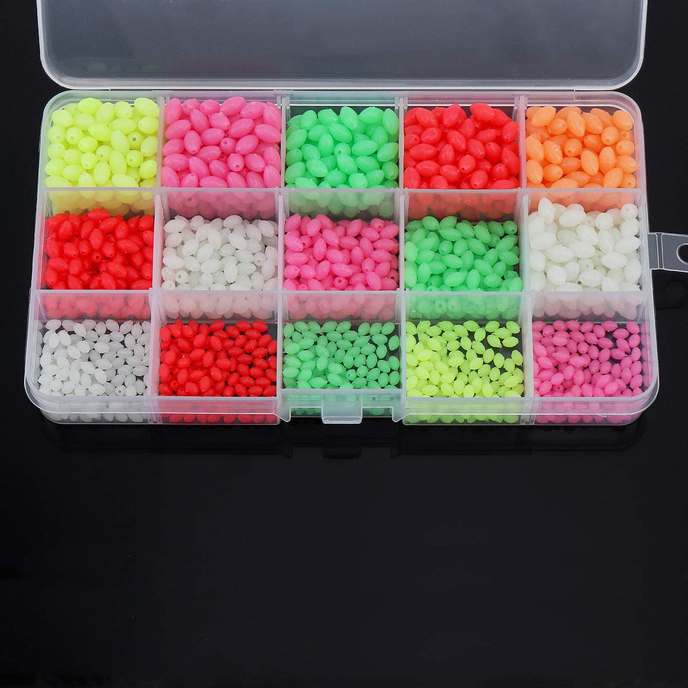 Yellow fishing beads in 3mmx4mm and 5mmx8mm