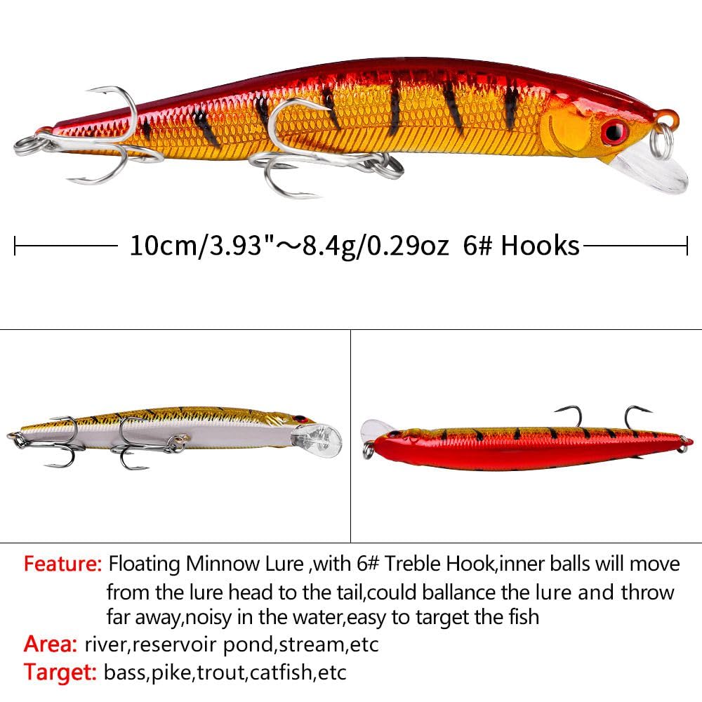 ABS plastic construction of OriGlam fishing lures