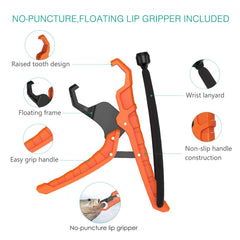 Ergonomic non-slip grip handle on the ORIA scale