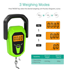Waterproof hanging fish scale and luggage scale