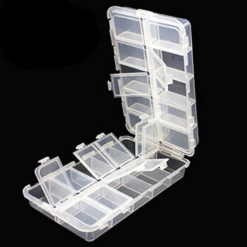 OriGlam 20-compartment tackle box - front view