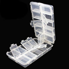 OriGlam 20-compartment tackle box - front view