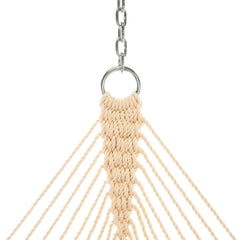 Oak spreader bars add stable, long-lasting structure to Original Pawleys Island hammock